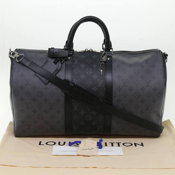 LOUIS VUITTON Eclipse Reverse Keepall Bandouliere 50 Bag M45392 - Picture 12 of 16